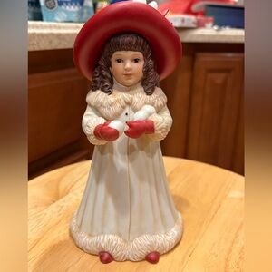 Maud Humphrey Bogart Victorian figurine “winter fun”